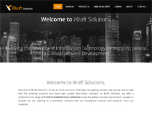 Tablet Screenshot of ikraftsolutions.com